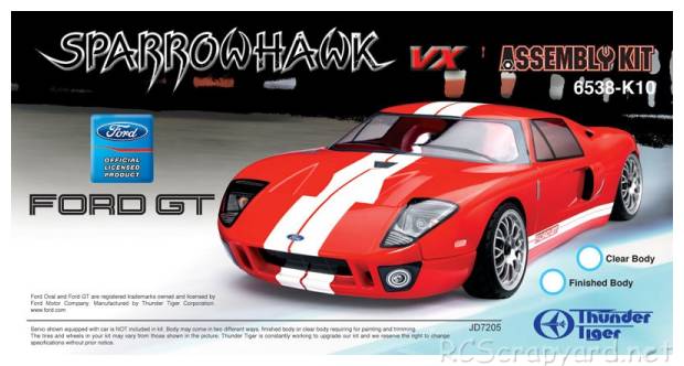 Thunder Tiger Sparrowhawk VX - Ford GT