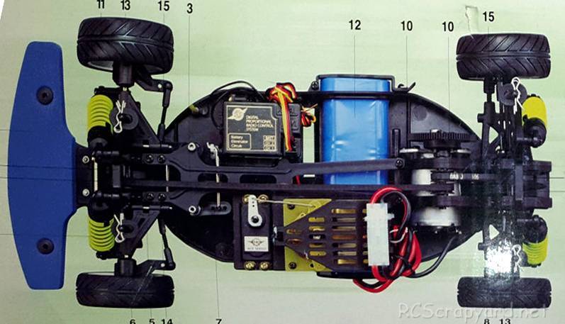 Thunder Tiger TS-4e - Chassis 2001