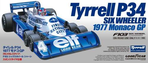 Tamiya Tyrrell P34 Six Wheeler 1977 Monaco GP