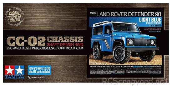 Tamiya 1990 Land Rover Defender 90 Box