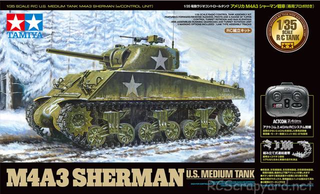 Tamiya US Medium Tank M4A3 Sherman - # 48217