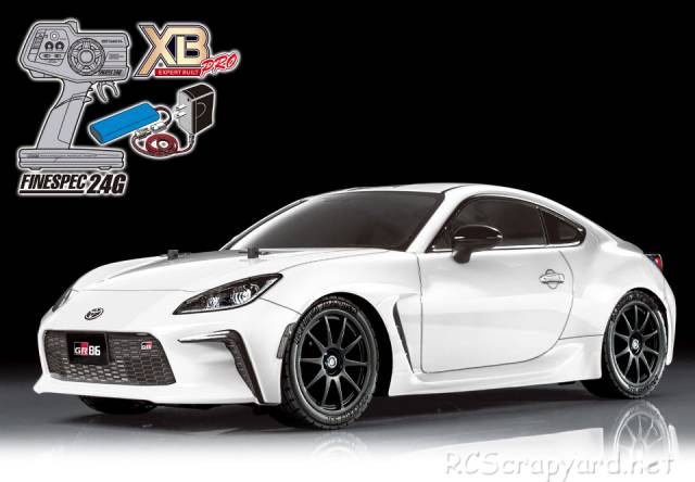 Tamiya XB Toyota GR 86 (White) - TT-02 - 57930