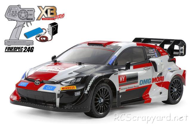 Tamiya XB Toyota Gazoo Racing WRT/GR Yaris Rally1 Hybrid - TT-02 - 57938