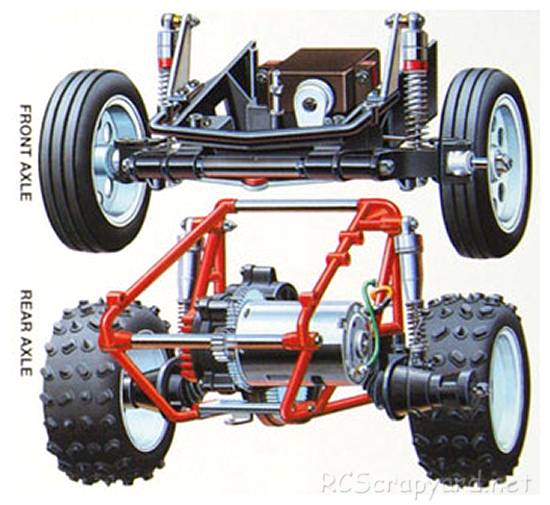 Tamiya Wild One Off Roader #58525 - Chassis