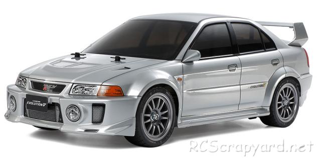 Tamiya Mitsubishi Lancer Evolution V - TT-02 - 58713