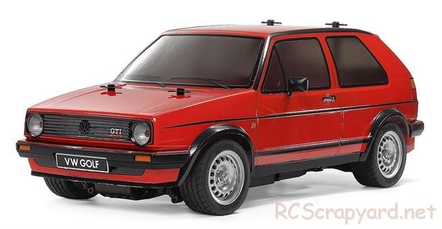 Tamiya Volkswagen Golf II GTI 16V - #58748 - 1:10 Electric Model Touring Car