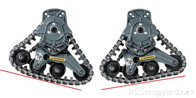 Tamiya GF-01FT Quadtrack - Chassis 