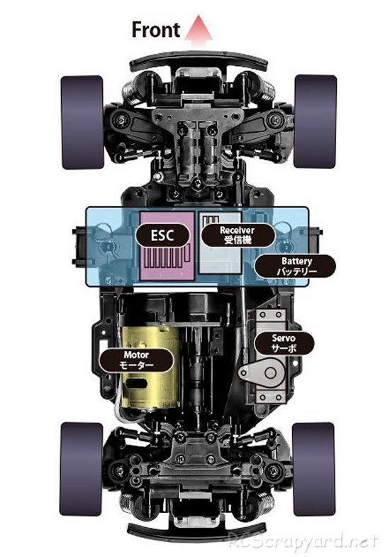 Tamiya MB-01 Chassis