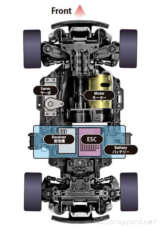 Tamiya MB-01 Chassis