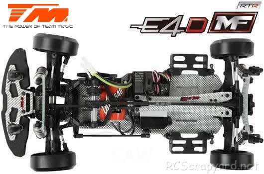 Team Magic E4D-MF Brushed Chassis