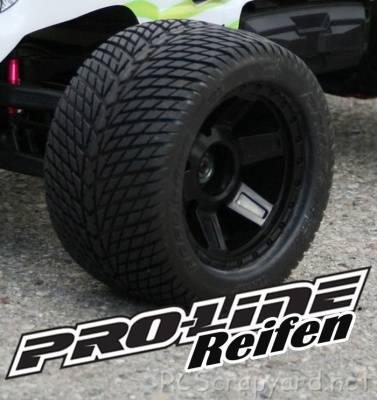ProLine Road Rage M3 Tires on Black Desperado Wheels
