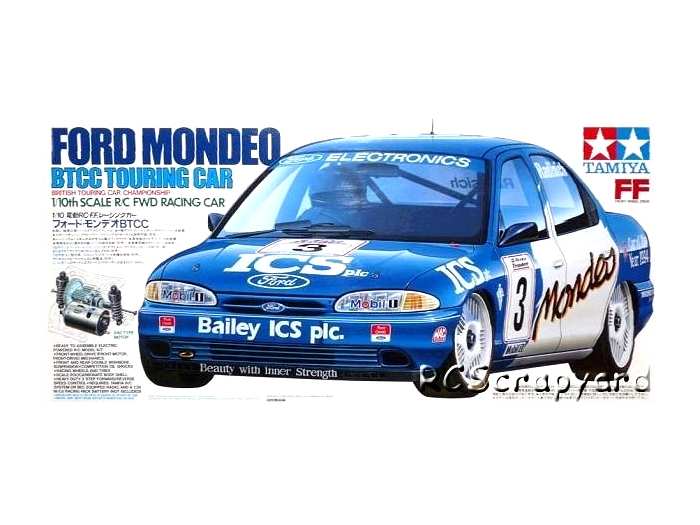 58143 • Tamiya Ford Mondeo BTCC • FF-01 • (Radio Controlled Model