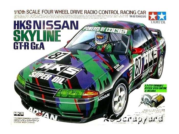 58140 • Tamiya HKS Nissan Skyline GT-R Gr.A • TA-02 • (Radio 58140 • Tamiya HKS Nissan Skyline GT-R Gr.A • TA-02 • (Radio