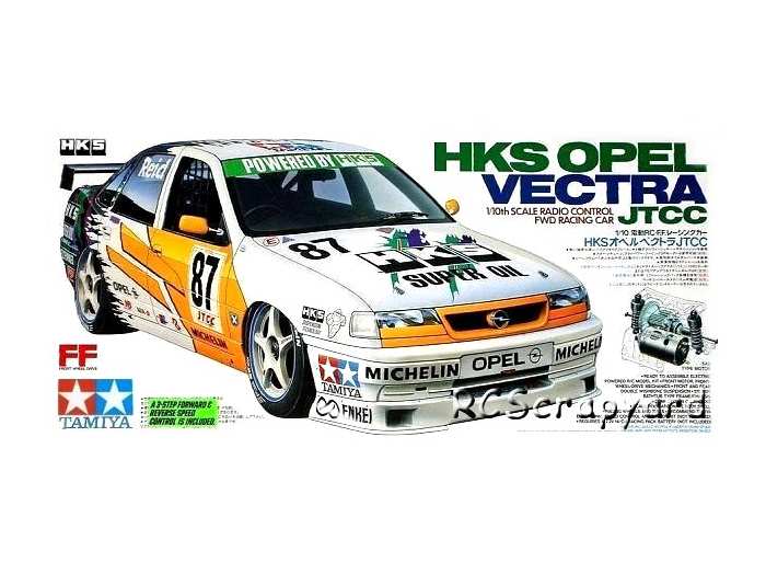 2022年最新春物 タミヤ 1/10 電動RC FF HKS オペル ベクトラ JTCC OPEL