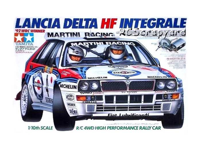 58117 • Tamiya Lancia Delta HF Integrale • TA-01 • (Radio