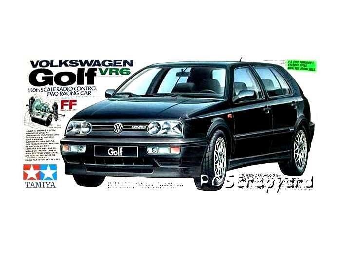 58162 • Tamiya Volkswagen Golf VR6 • FF-01 • (Radio
