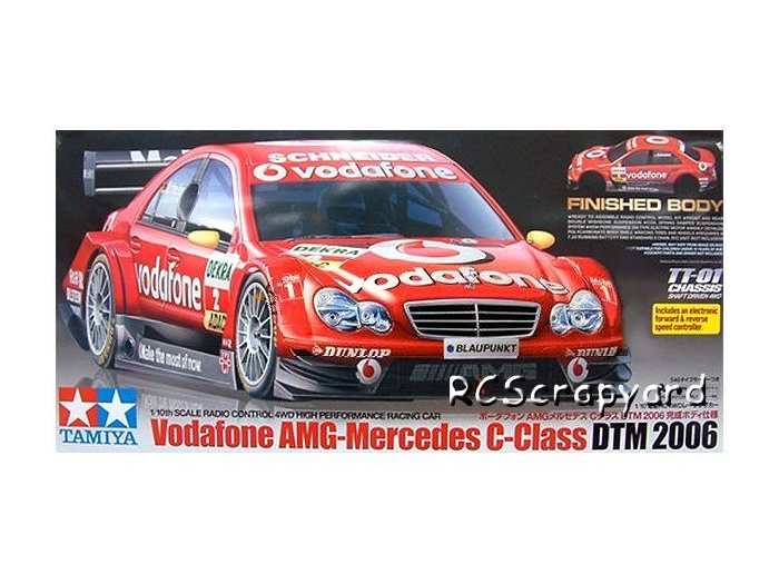 58379 • Tamiya Vodafone AMG Mercedes C-Class DTM 2006 • TT-01