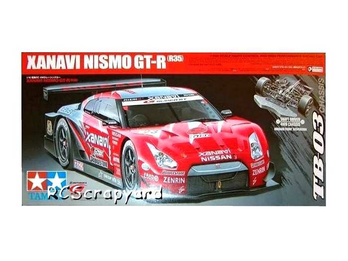 Tamiya 58412 Nissan Xanavi GTR R-35 Stickers Set 