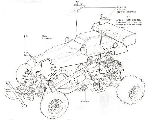 Tamiya Frog #58041 Body Shell