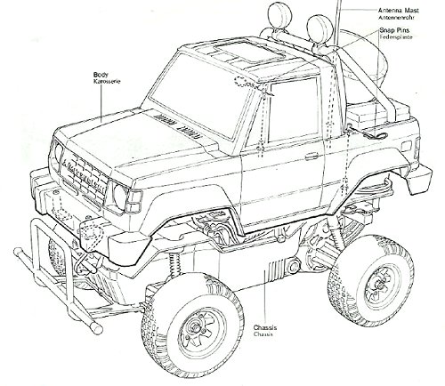 Tamiya Mitsubishi Pajero #58044 Body Shell