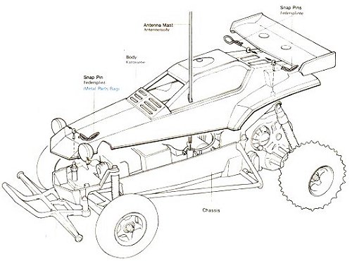 Tamiya Hornet #58045 Bodyshell