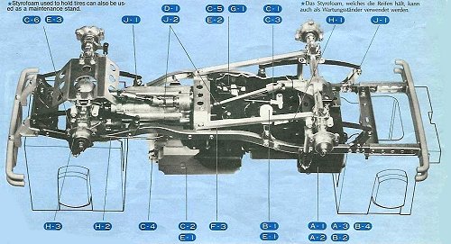 Tamiya Toyota 4x4 Pick-up Bruiser #58048 Chassis