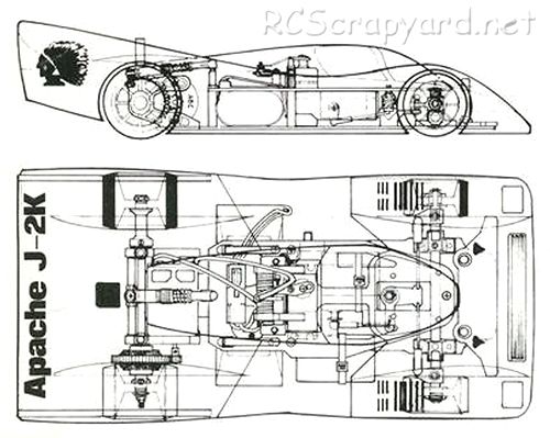 ABC Hobby Apache J-2K Chasis