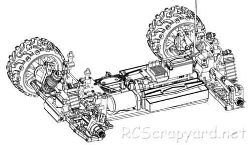 Carson E-Crasher XL - CY-2E Chassis