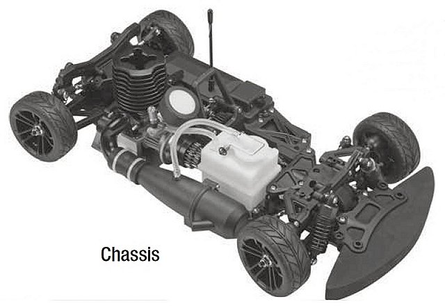 Duratrax Chevy Camaro ZL1 Chasis