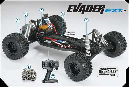 Duratrax Evader EXT-2 Telaio