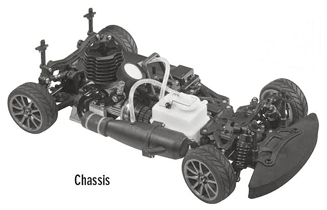 Duratrax Nissan GT-R Chasis