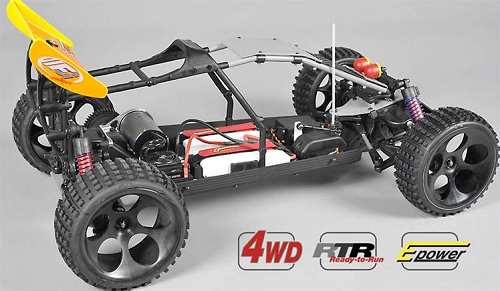 FG Modellsport Baja Buggy WB535E 4WD Chassis