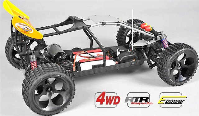 FG Buggy WB535E - 1:6 Électrique Buggy Chassis