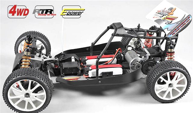 FG Leopard 4E - 1:6 Elettrico Buggy Telaio