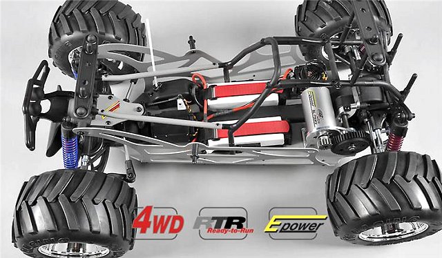 FG Monster Truck WB535E - 1:6 Électrique Chassis