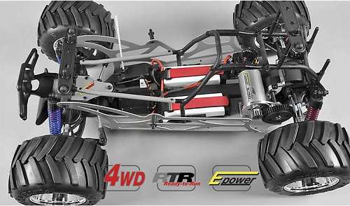 FG Modellsport Monster Truck WB535E 4RM Telaio