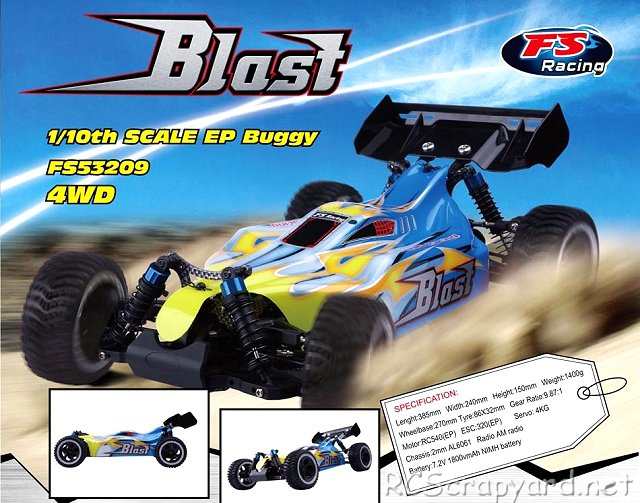 FS-Racing Blast - 1:10 Électrique Buggy