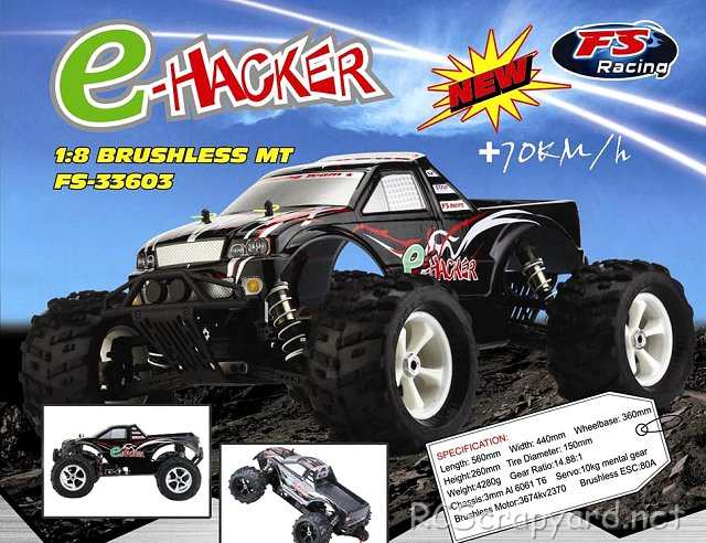 FS Racing e-Hacker - 1:8 Électrique Monster Truck