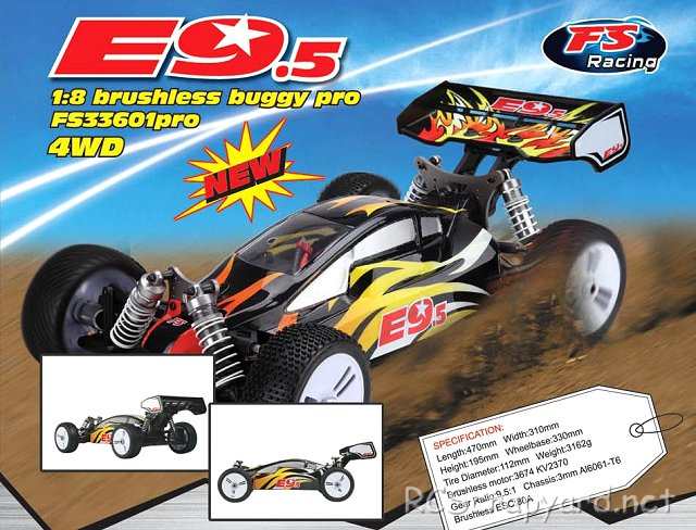 FS Racing E9.5 - 1:8 Brushless Buggy