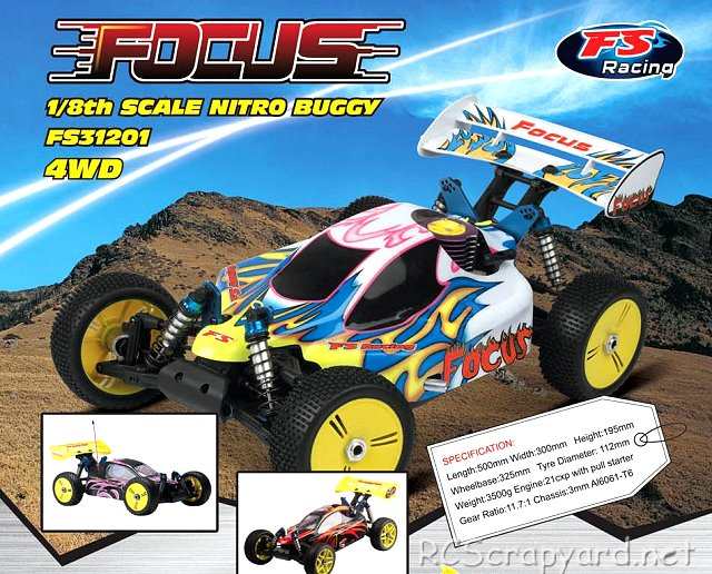 FS Racing Focus - 1:8 Nitro Buggy
