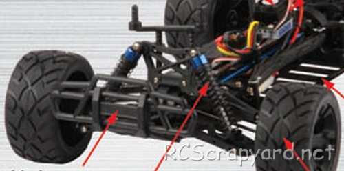 FS-Racing Fox-4 Truggy Chassis