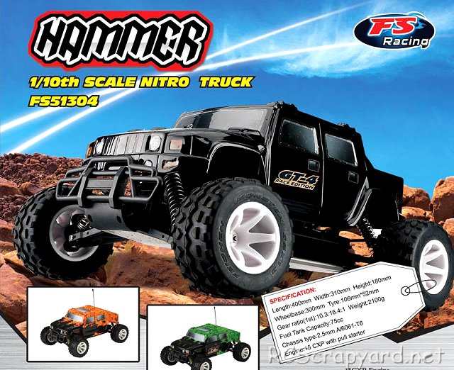 FS Racing Hammer - 1:10 Nitro Truck