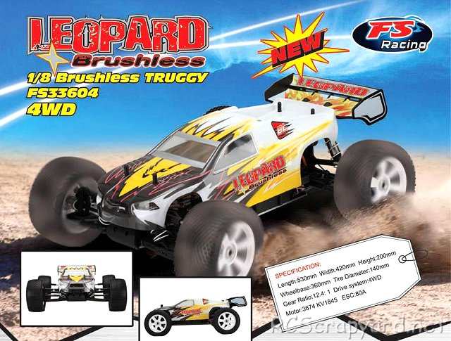 FS Racing Leopard - 1:8 Électrique Truggy