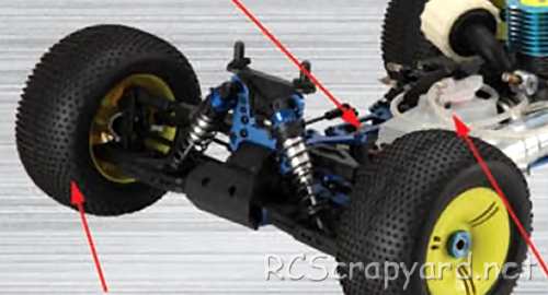 FS-Racing Leopard Nitro Truggy Chasis