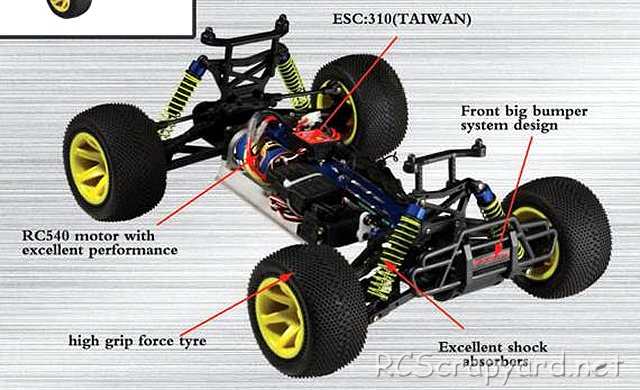 FS Racing MST-4 Truggy Chassis