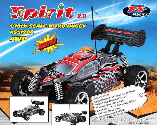 FS Racing Spirit 2.0 - 1:10 Nitro Buggy