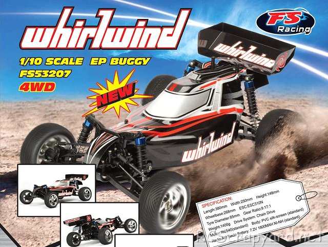 FS-Racing Whirlwind - 1:10 Électrique Buggy