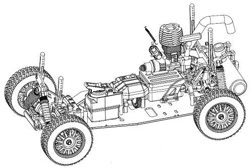 GS Racing Mitsubishi Pajero Conqueror Chassis