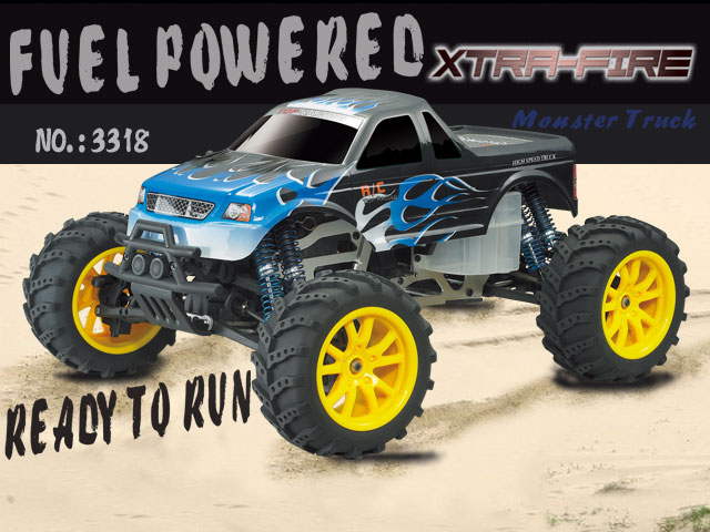 HBX Xtra-Fire - 1:10 Nitro Monster Truck