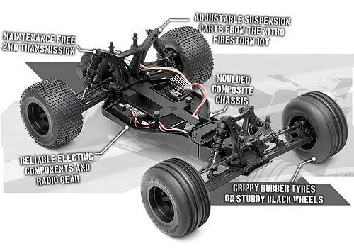 HPI Racing E-Firestorm 10T Chasis